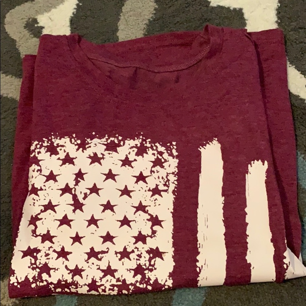 American flag tee shirt